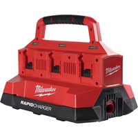 Milwaukee M18 PC6 18v Cordless 6 Bay Rapid Battery Charger Milwaukee M18 PC6 18v Cordless 6 Bay Rapid Battery Charger